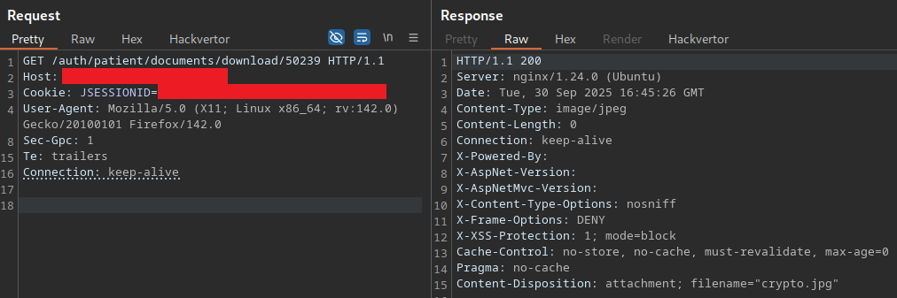 Uploading a profile picture and downloading it via the app