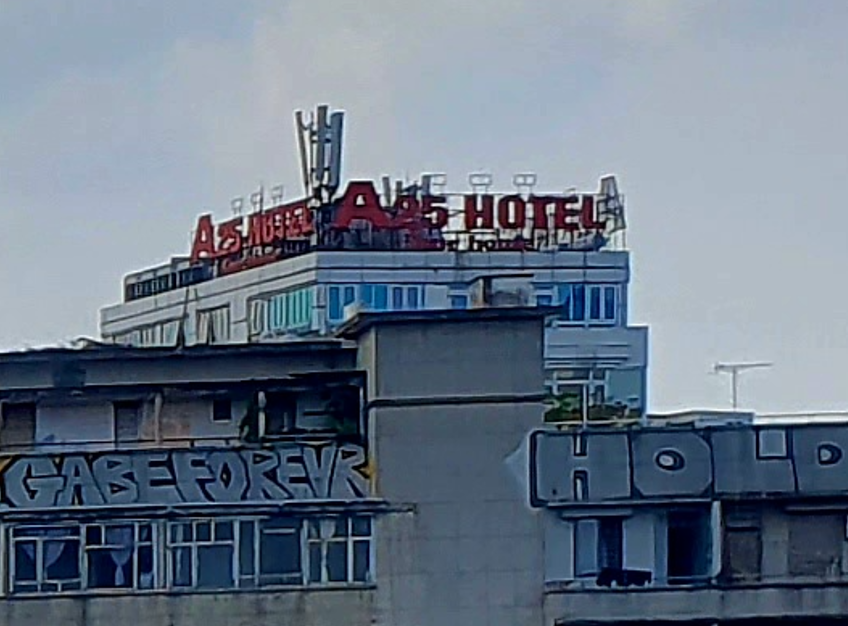 A25 Hotel signage visible in the image