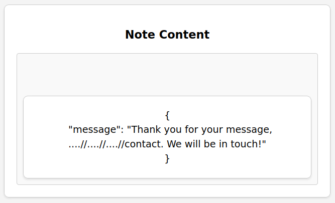 Reflected user-controlled input rendered inside debug content section