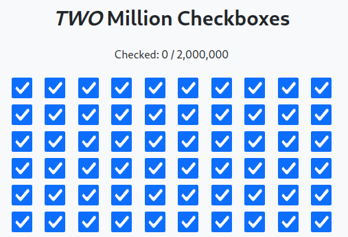 Console output showing all checkbox batches sent successfully