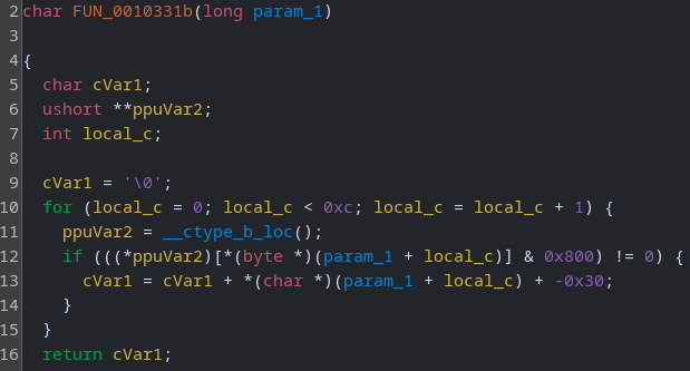 Unknown function (1.1)