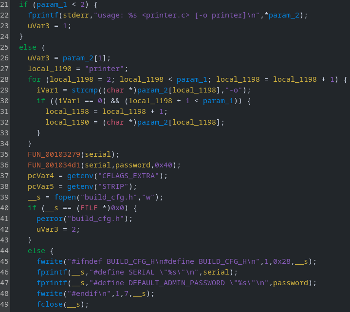 printer_build main function